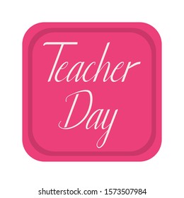 Teacher Day Handwriting, calligraphic, Vector