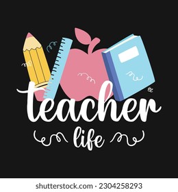 Teacher Day Vector T-shirt Design