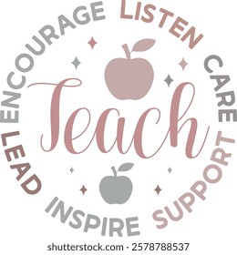 Teacher Design , Teacher SVG,Retro Teacher 