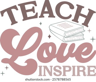 Teacher Design , Teacher SVG,Retro Teacher 