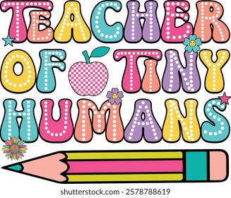 Teacher Design , Teacher SVG,Retro Teacher 