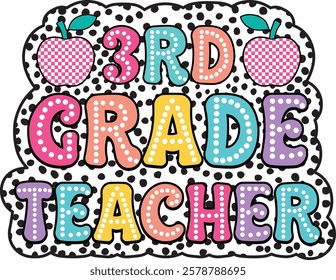 Teacher Design , Teacher SVG,Retro Teacher 