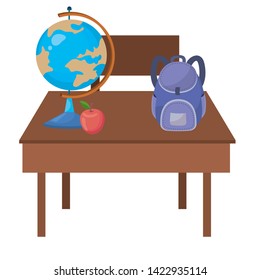 teacher desk of school design