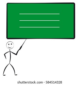 Teacher doll on white background. Vector illustration.