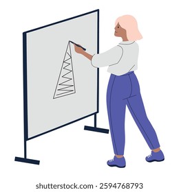 Teacher Drawing Education Mathematics Lesson