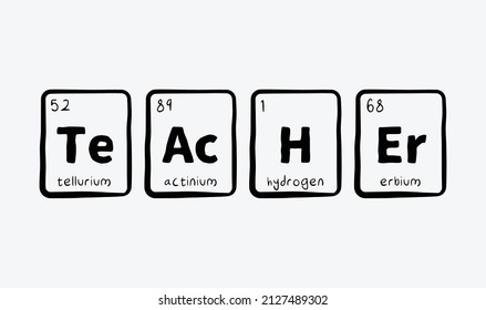 Teacher of the elements funny - Periodic table of elements - Funny chemistry saying