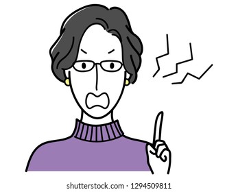 teacher with glasses