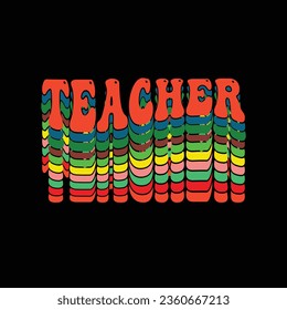 Teacher high quality t-shirt design
