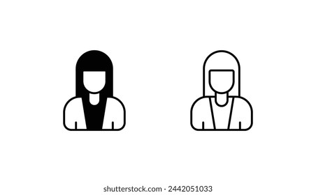 Lehrer-Icon-Design mit weißem Hintergrund Stock-Illustration