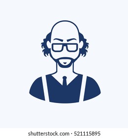 
Teacher icon design,clean vector
