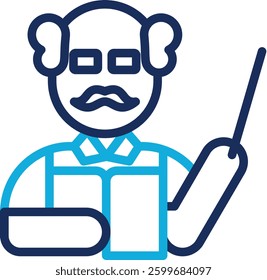 Teacher Icon Element For Design