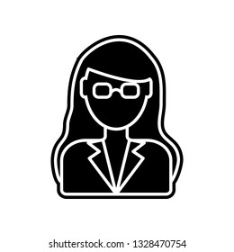 teacher icon. Element of education for mobile concept and web apps icon. Glyph, flat icon for website design and development, app development