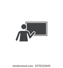 teacher icon Flat logo set collection