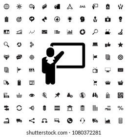 teacher icon illustration isolated vector sign symbol