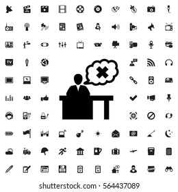 teacher icon illustration isolated vector sign symbol