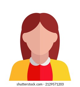 Lehrer-Ikone-Illustration. Lehrerin, Vektorgrafik. Lehrer-Avatar