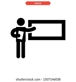 teacher icon isolated sign symbol vector illustration - high quality black style vector icons
