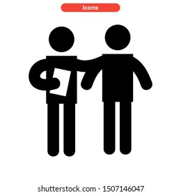 teacher icon isolated sign symbol vector illustration - high quality black style vector icons
