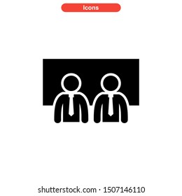 teacher icon isolated sign symbol vector illustration - high quality black style vector icons
