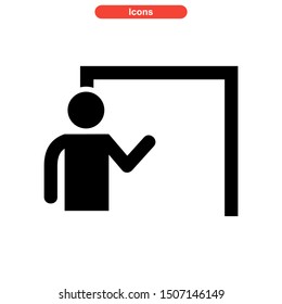 teacher icon isolated sign symbol vector illustration - high quality black style vector icons
