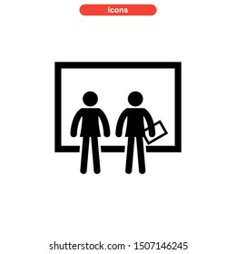 teacher icon isolated sign symbol vector illustration - high quality black style vector icons
