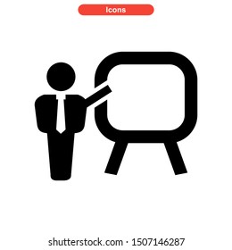 teacher icon isolated sign symbol vector illustration - high quality black style vector icons

