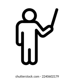 teacher icon or logo isolated sign symbol vector illustration - high quality black style vector icons
