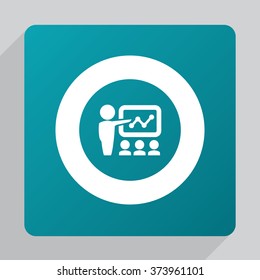 teacher icon, on white background