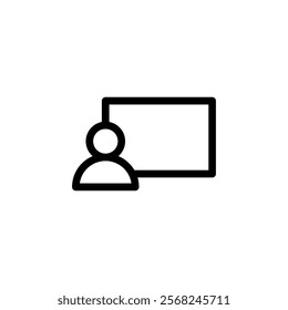 teacher icon sign vector design