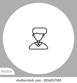 Teacher icon sign vector,Symbol, logo illustration for web and mobile