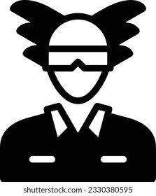 Teacher icon symbol vector image. Illustration of the training business school classroom icon design image. EPS 10