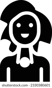Imagen vectorial del símbolo de icono del profesor. Ilustración de la imagen de diseño del icono de la escuela de negocios. EPS 10
