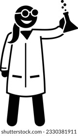 Imagen vectorial del símbolo de icono del profesor. Ilustración de la imagen de diseño del icono de la escuela de negocios. EPS 10