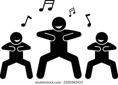 Teacher icon symbol vector image. Illustration of the training business school classroom icon design image. EPS 10
