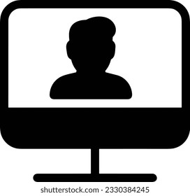Teacher icon symbol vector image. Illustration of the training business school classroom icon design image. EPS 10