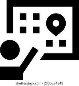 Teacher icon symbol vector image. Illustration of the training business school classroom icon design image. EPS 10