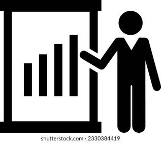 Teacher icon symbol vector image. Illustration of the training business school classroom icon design image. EPS 10