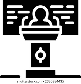 Teacher icon symbol vector image. Illustration of the training business school classroom icon design image. EPS 10