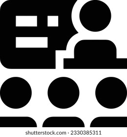 Teacher icon symbol vector image. Illustration of the training business school classroom icon design image. EPS 10
