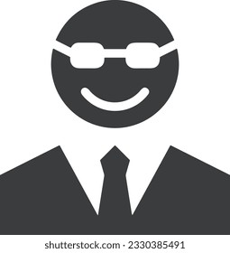 Teacher icon symbol vector image. Illustration of the training business school classroom icon design image. EPS 10