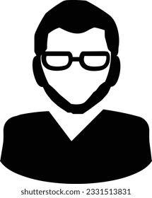 Teacher icon symbol vector image. Illustration of the training business school classroom icon design image. EPS 10