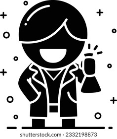 Teacher icon symbol vector image. Illustration of the training business school classroom icon design image. EPS 10