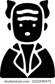 Teacher icon symbol vector image. Illustration of the training business school classroom icon design image. EPS 10