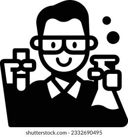 Imagen vectorial del símbolo de icono del profesor. Ilustración de la imagen de diseño del icono de la escuela de negocios. EPS 10