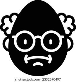 Imagen vectorial del símbolo de icono del profesor. Ilustración de la imagen de diseño del icono de la escuela de negocios. EPS 10