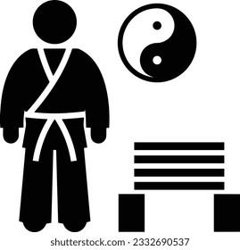 Imagen vectorial del símbolo de icono del profesor. Ilustración de la imagen de diseño del icono de la escuela de negocios. EPS 10