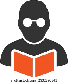 Teacher icon symbol vector image. Illustration of the training business school classroom icon design image. EPS 10
