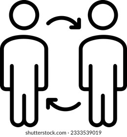 Teacher icon symbol vector image. Illustration of the training business school classroom icon design image. EPS 10