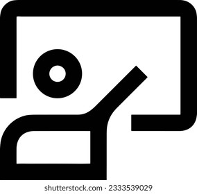 Teacher icon symbol vector image. Illustration of the training business school classroom icon design image. EPS 10