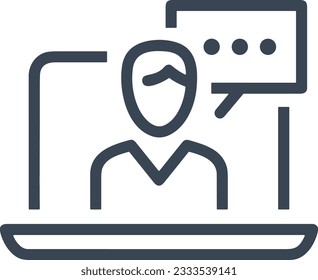 Teacher icon symbol vector image. Illustration of the training business school classroom icon design image. EPS 10